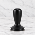 Matte black 58mm stainless steel espresso coffee tamper