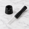 Black espresso WDT distribution tool needle stirrer