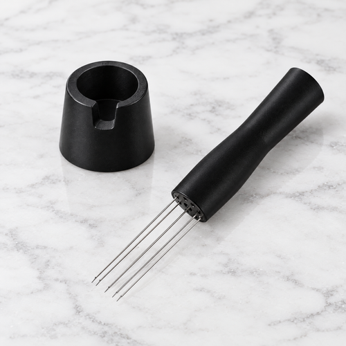 Black espresso WDT distribution tool needle stirrer