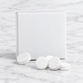 Coffee machine descaling tablets 12 pack with white tablets